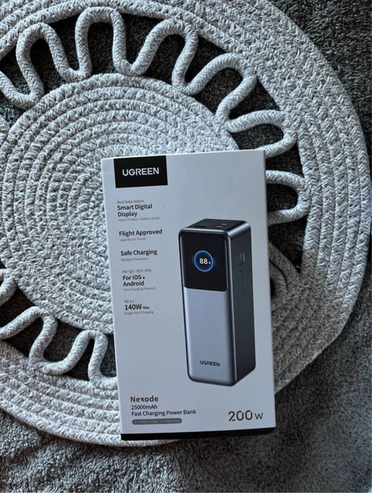 Pawer bank  Павербанк UGREEN Nexode 200W 25000mAh