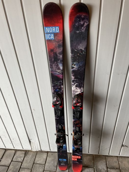 Подростковые горные лыжи NORDICA AIE J,рост 138 см.
