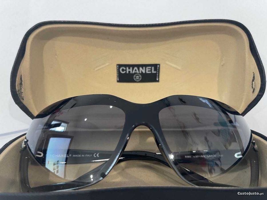 Óculos de sol de grandes dimensões CHANEL ITÁLIA 5065 C.501/8G 120