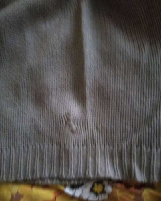 Вязаное платье свитер