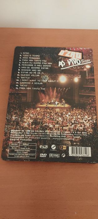 D'ZRT ao vivo Dvd + Cd stellbook