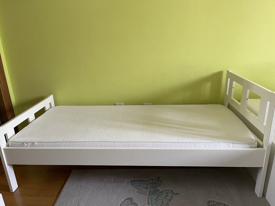 2 camas Ikea KRITTER + 2 colchões