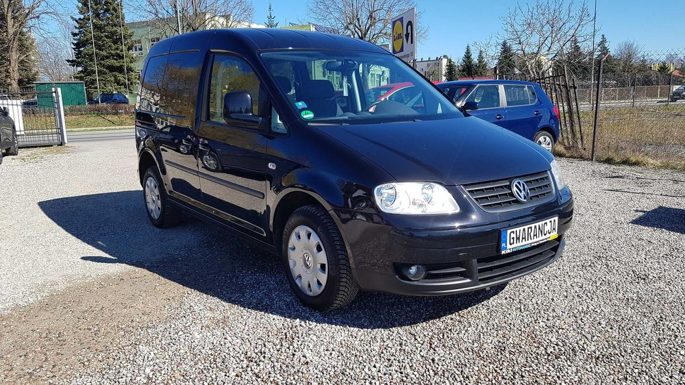 VW Caddy LIFE 1.4 Benz 80KM Klimatyzacja Sprowadzony Gwarancja