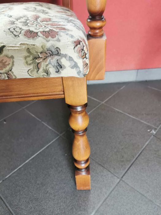 Fotel klubowy PRL  lata 60–70 antyk antyki starocie Vinatage krzesło