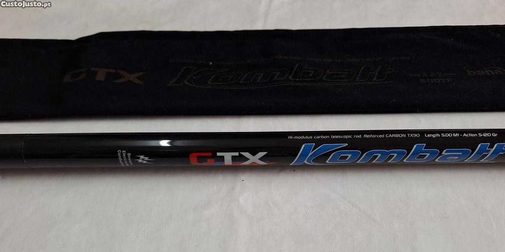 Cana de Pesca Banax "GTX-Kombatt. Mod.500TF-Teles/Carbono. TX90 Nova.