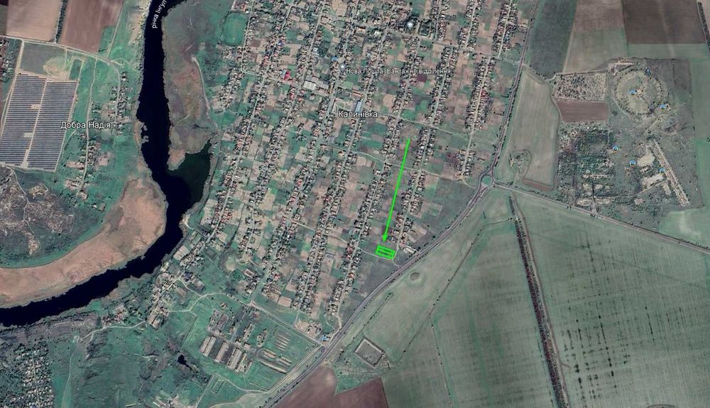 Земля під житло бізнес 18,5 соток Калинівка 10 км Миколаїв 70 м траса