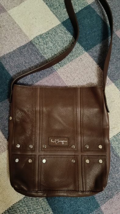 Кожаная сумка коричневая Morgan