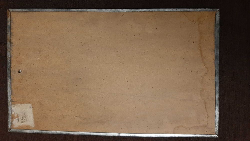 Советская Лаковая картина на металле  СССР