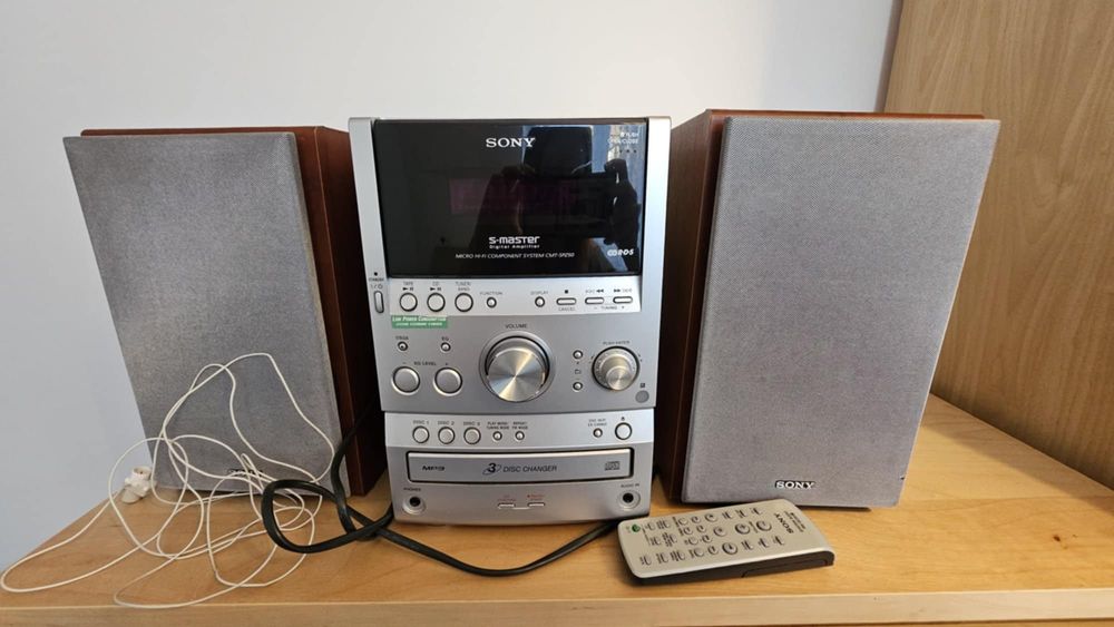 Uzywana wieża sony CD + kasety