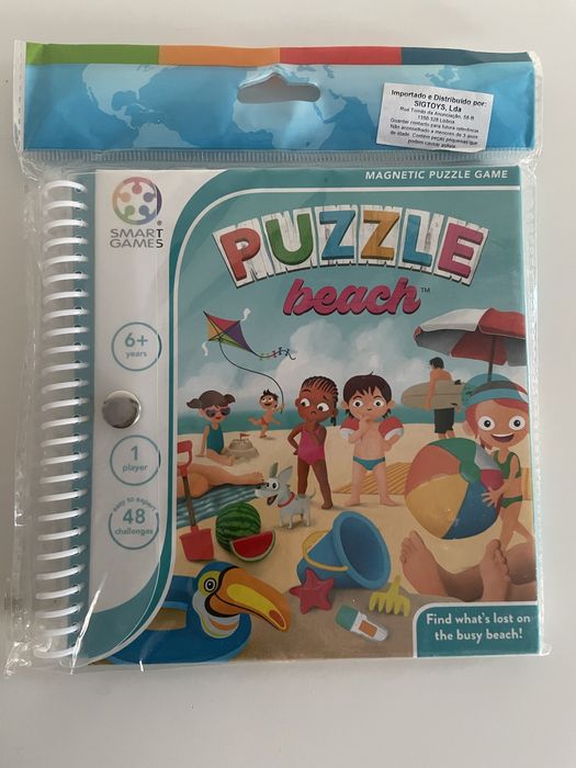 Jogo magnético puzzle beach - NOVO