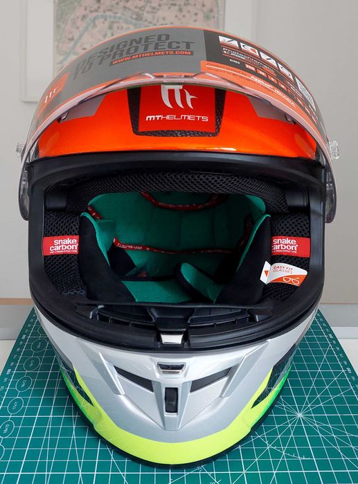 MT KRE+ Snake Carbon - Capacete Integral de competição (100% novo!)