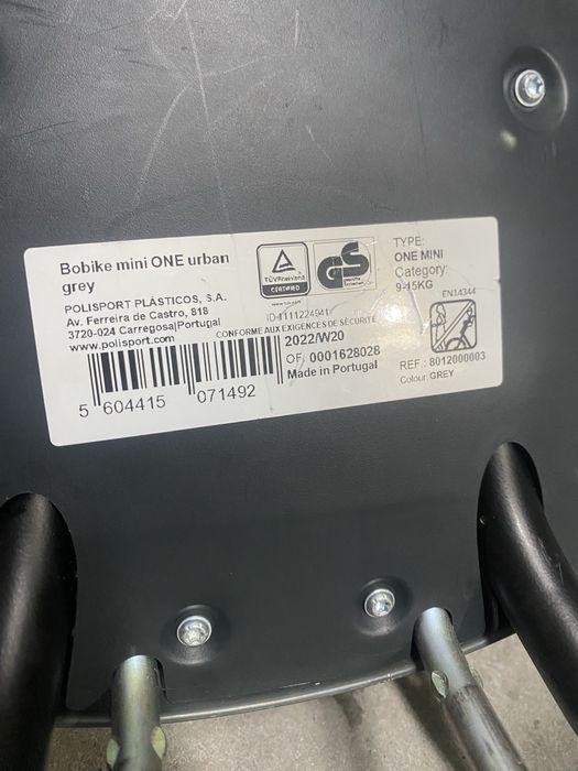 Bobike Cadeira de bicicleta frontal para criança One Mini