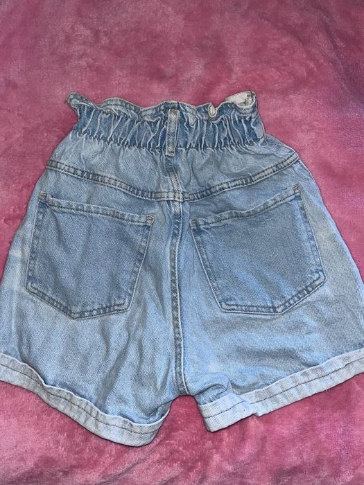 Джинсові шорти блакитні, розмір 26, б/у стан