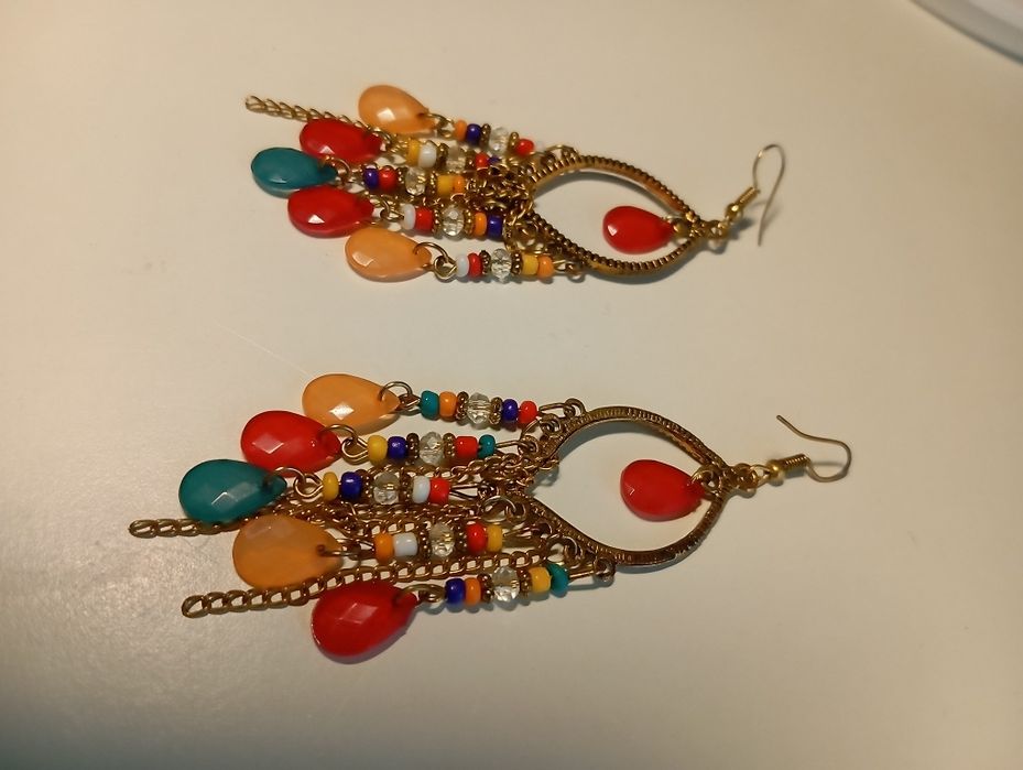 Kolczyki letnie boho