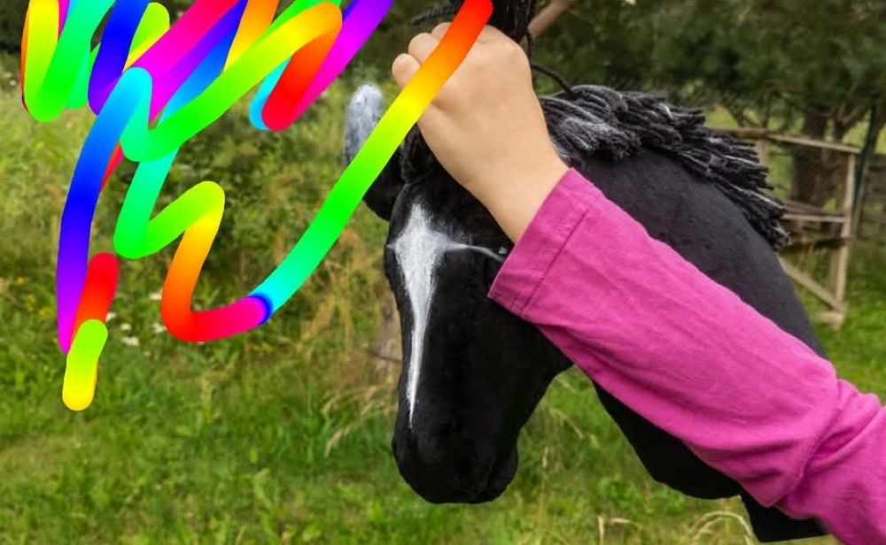 Hobby horse kary czarny
