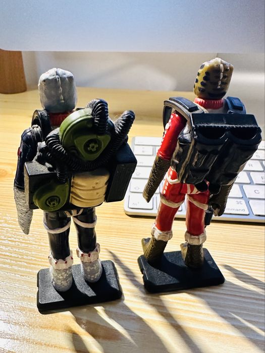 2 figuras Star Wars Kenner Custom Bootlegs de Bossk 1980