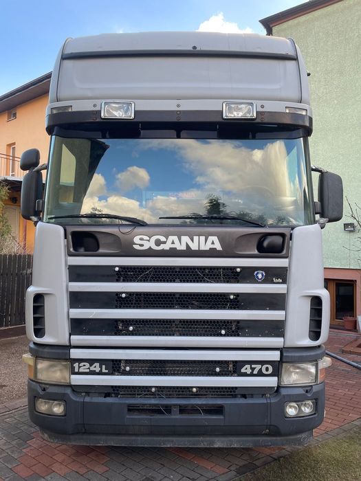 Scania 124L 470  Scania 124L 470 topline 857km 2004r AC klima webasto bezwypadkowa vat