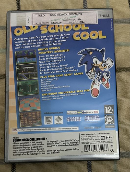 Sonic Mega Collection PS2