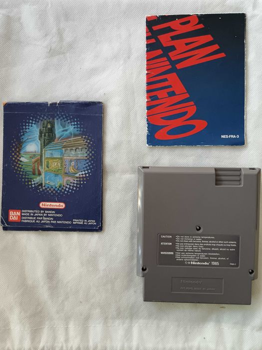 Solstice [NES, 1991] Solto com capa, manual e poster da Nintendo