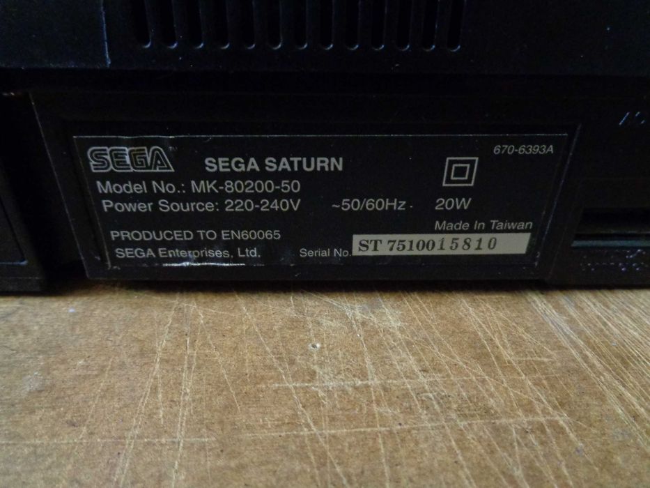 [Usado] Consola Sega Saturn Model 2 PAL com Fenrir ODE e SaturnTray