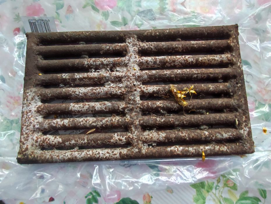 Ruszt stalowy ciężki gruby spaw.