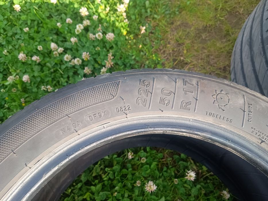 Opony kleber 2022r 225 50 R17 ochrona rantu