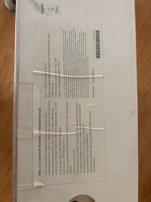 Apple iMac 21,5” i5 | 8GB RAM | 1TB | macOS Catalina