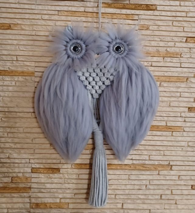 Sowa makrama boho