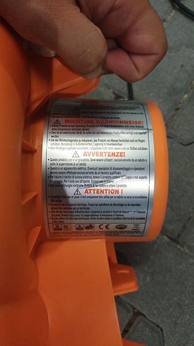 Bomba para insuflável