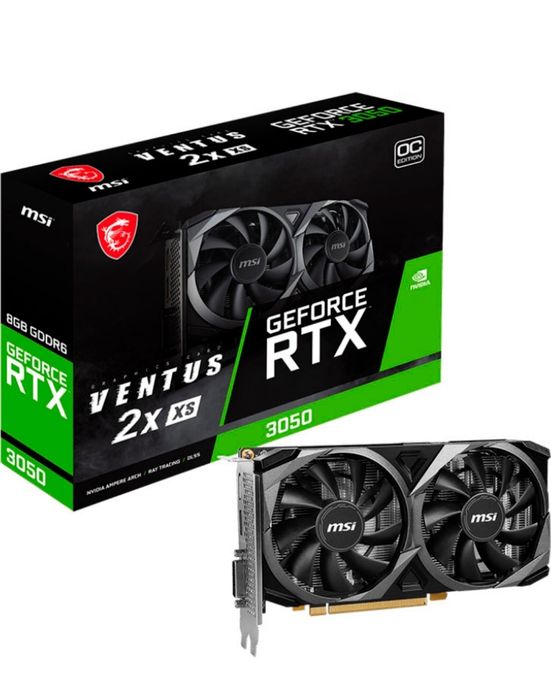 видеокарта MSI GeForce RTX 3050 VENTUS 2X XS 8G OC