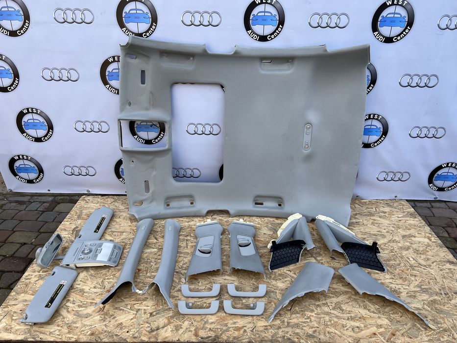 Audi A4 B8 Потолок сірий під люк a4 б8 потолок