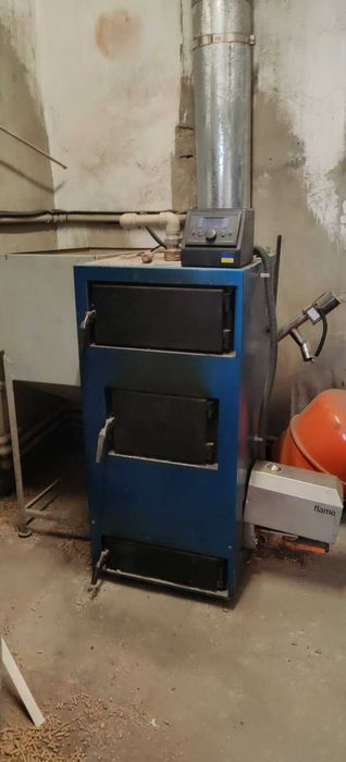 Продам котел палетний 20-30 квт весь комплект