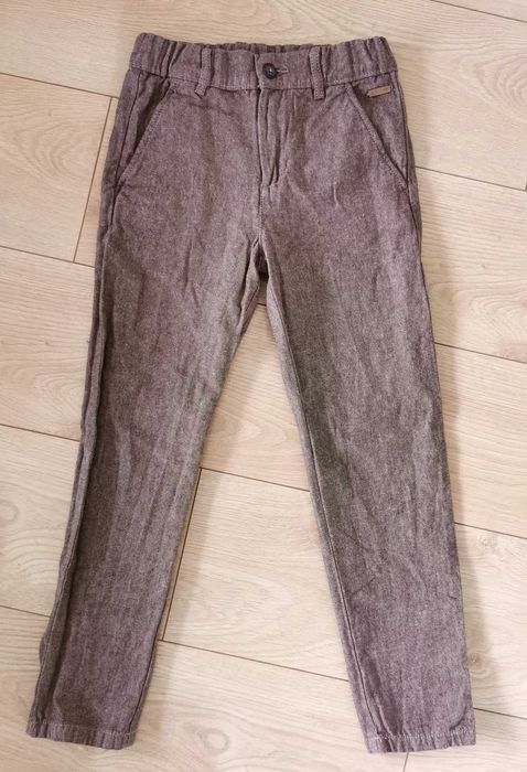 Eleganckie spodnie brązowe 134 H&M
