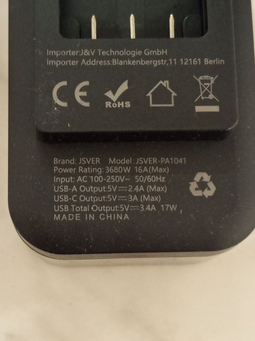 Adapter Podróżny JSVER 6w1 | 180 Krajów | USB-C | NOWY!