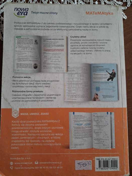 Podręcznik do matematyki Nowa Era kl.2