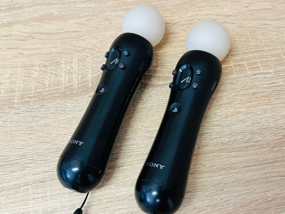 Kontrolery Sony PlayStation Move 2 szt. do PS3 PS4 Stan dobry Okazja!