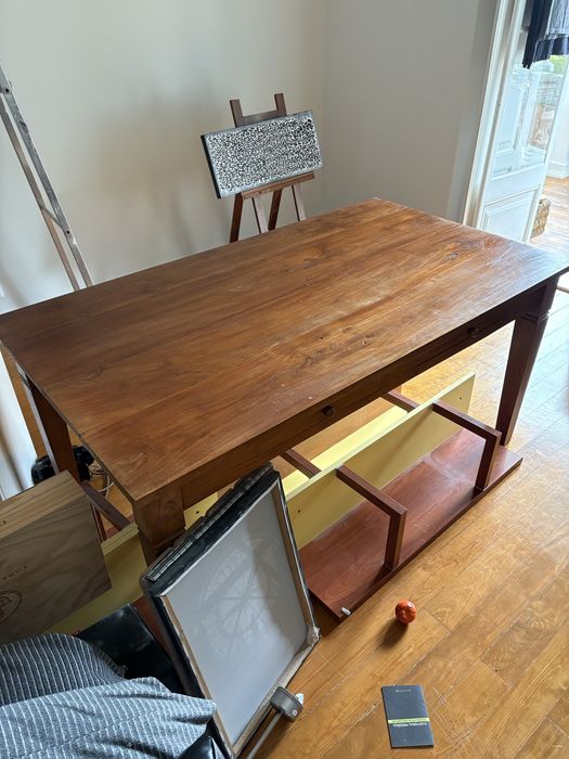 Mesa de jantar/escritorio - madeira macica