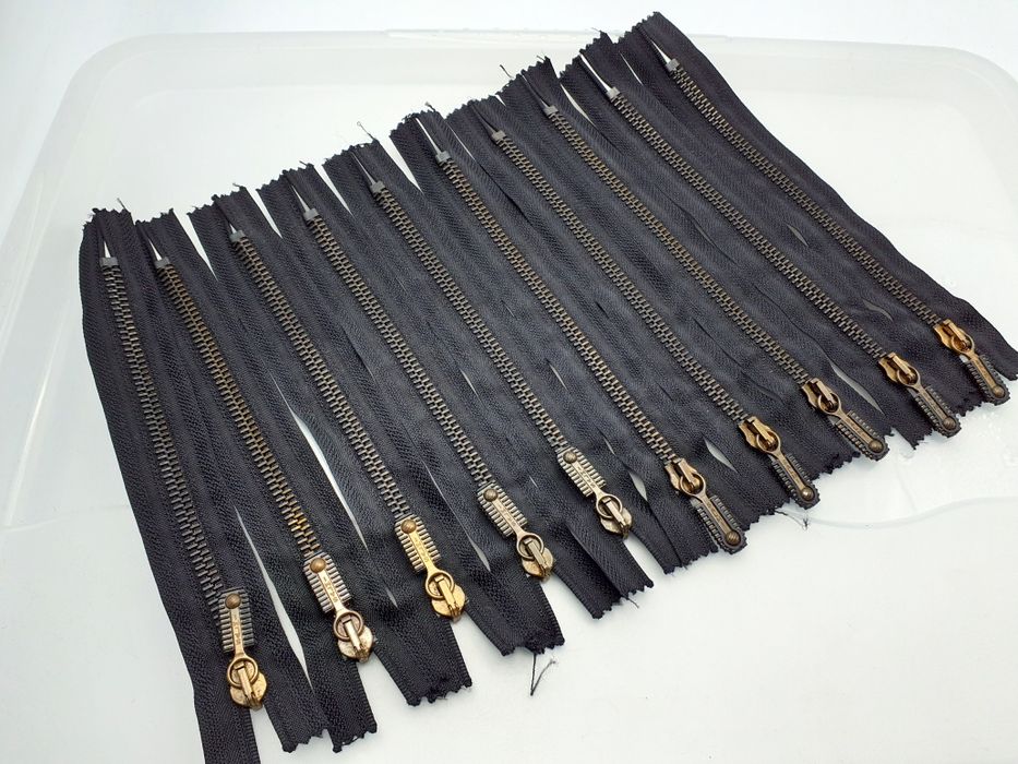 Zamek suwak metal zestaw 10 szt."Salmi"