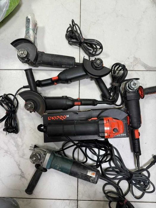 Болгарка/шлифмашина 125-230" Bosch/Dnipro-M/Black+Decker/deWalt/Einhel