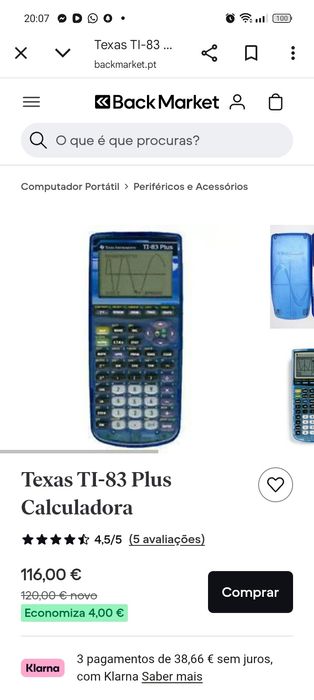 Calculadora gráfica 100% a funcionar