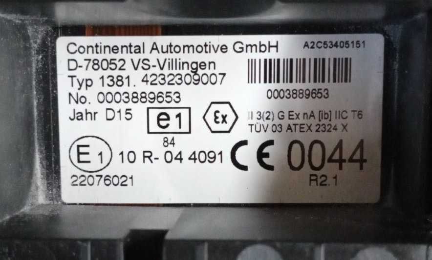 Тахограф цифровий 1381 24V Вольво VOLVO FH FM FE Euro 6 з Датчиком