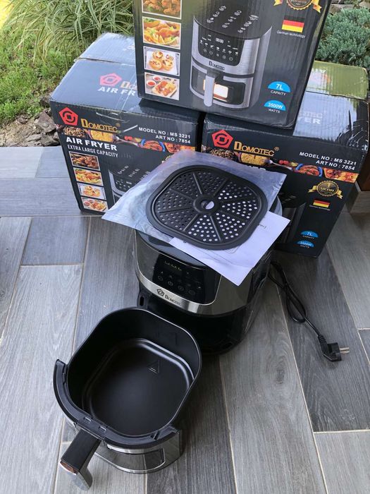аерогриль аерофритюрница  мультипіч фритюрниця аерогріль Domotec 2тени