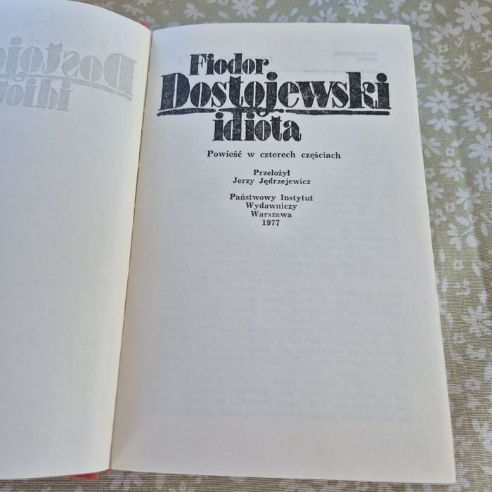 Idiota Fiodor Dostojewski