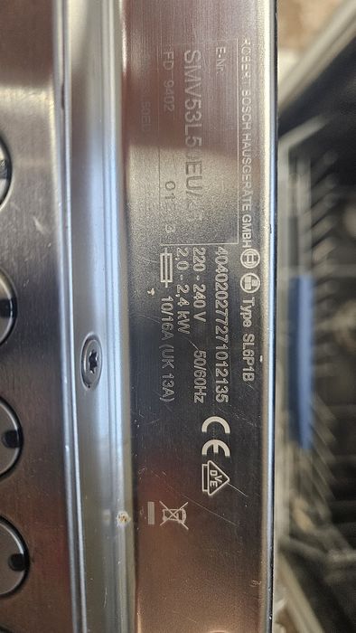 Zmywarka do zabudowy Bosh