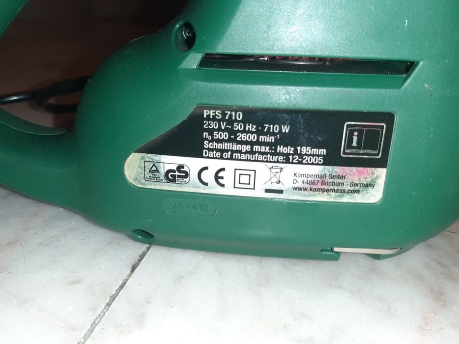 Serra eléctrica Tico tico Parkside PFS 710w