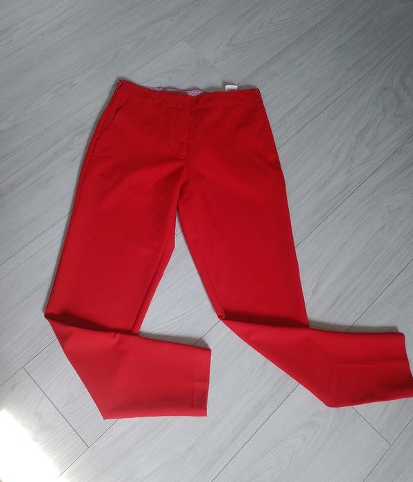 Штани брючні червоні sinsay