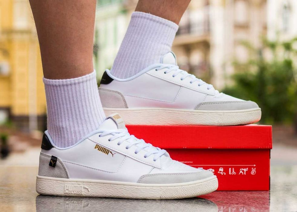 2кольори! Puma Ralph Sampson MC 40-46р топ якість знижка шкіра