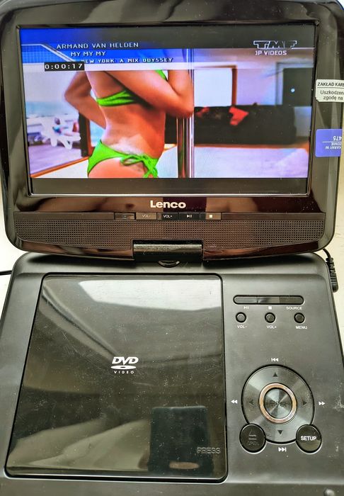 DVD LENCO 9 CALI przenośny USB Warszawa