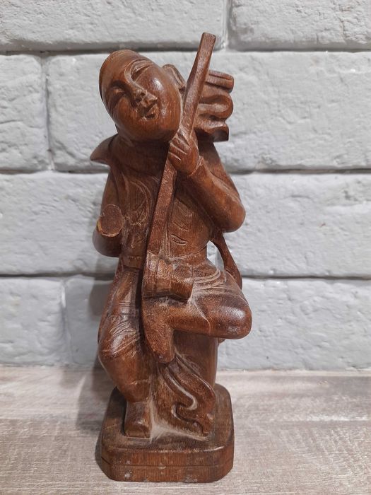 Antyk. Stare figurki z drewna BUDDA