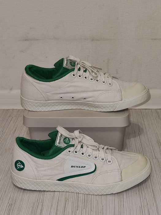 Кеди DUNLOP 45р білі текстильні